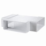 Trójnik poziomy 220x90mm PVC