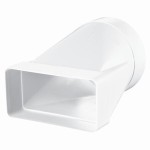 Łącznik przekrojów zmiennych 110x55mm PVC