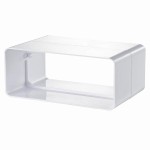 Łącznik kanałów płaskich 110 x 55mm PVC