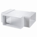 Trójnik poziomy 110x55mm PVC
