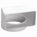 Kolano łącznikowe fi100/110x55mm PVC