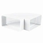 Kolano poziome 90st 110x55mm PVC